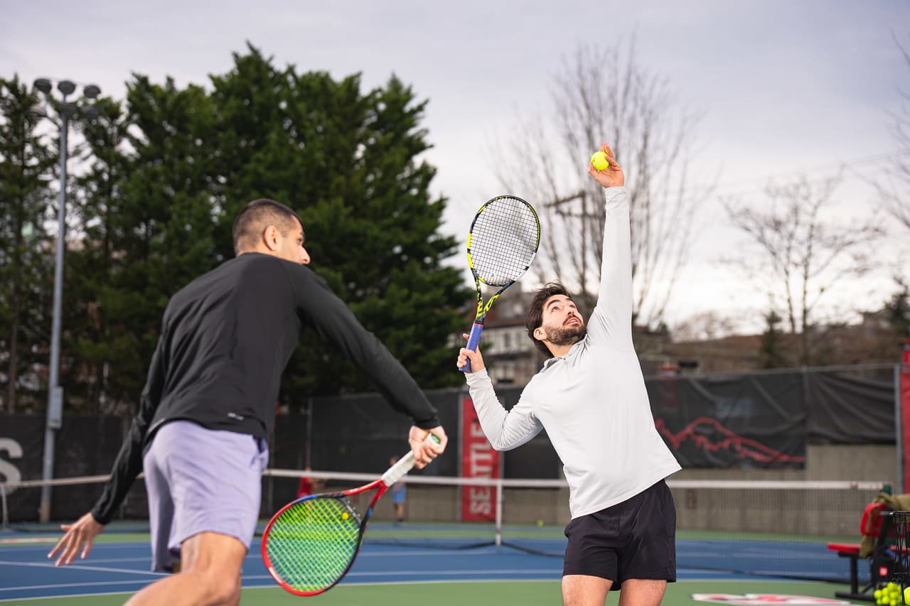 MV Calisthenics tennis coaching session highlighting footwork and precision training